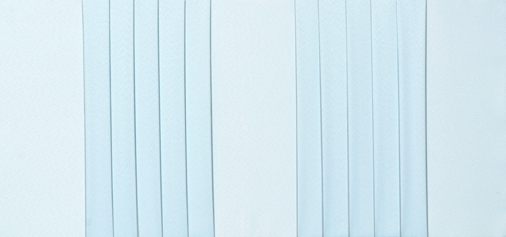 5 Pleat Blue Faux PROOF